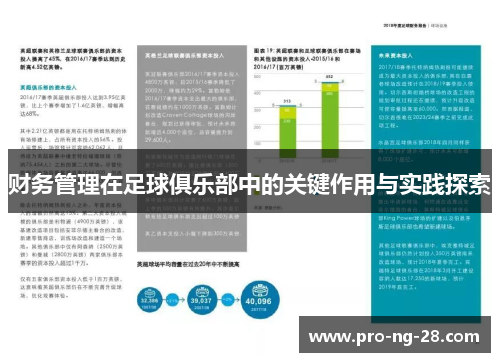 财务管理在足球俱乐部中的关键作用与实践探索 财务管理在足球俱乐部中的关键作用与实践探索