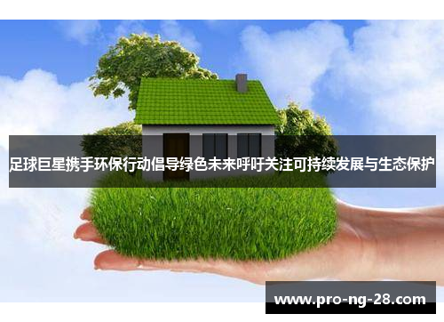 足球巨星携手环保行动倡导绿色未来呼吁关注可持续发展与生态保护 足球巨星携手环保行动倡导绿色未来呼吁关注可持续发展与生态保护